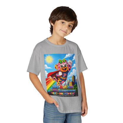 Panz™ Youth DryBlend® T-Shirt – "My Autism is My Superpower" Graphic | Smile Universe Collection