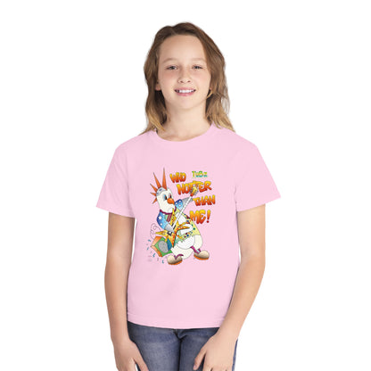 TuBz™ Rockstar Kids T-Shirt - "Who Hotter Than Me!" Graphic Tee | Smile Universe TuBz4Kidz Collection