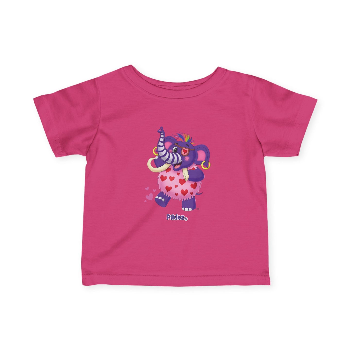 Piklez™ Infant Fine Jersey Tee – "Full of Love!" Graphic Shirt | Smile Universe Collection