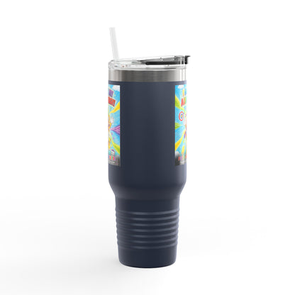 Potz™ Insulated Travel Mug 40oz – "I Guide My ADHD Energy!" Graphic Tumbler | Smile Universe Collection