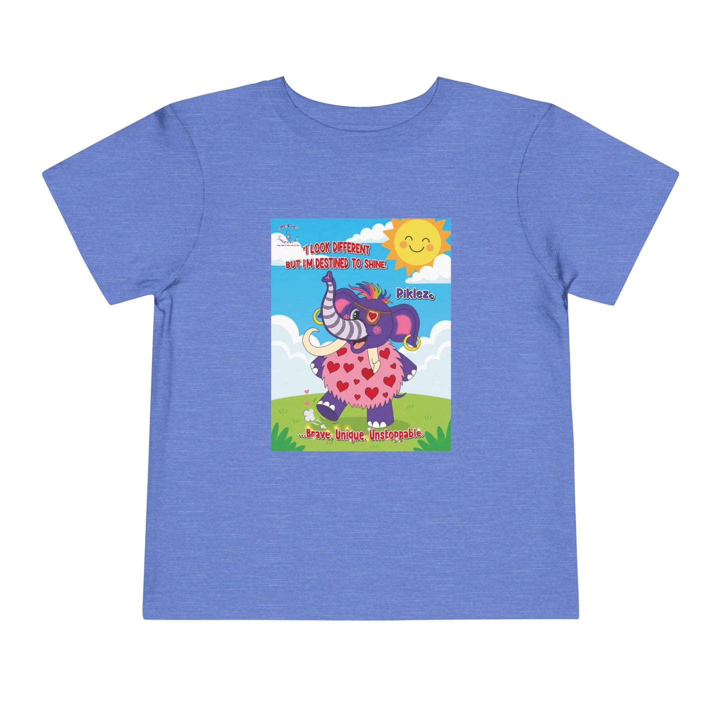 Piklez™ Toddler Tee – “Destined to Shine” Graphic Shirt | Smile Universe Collection