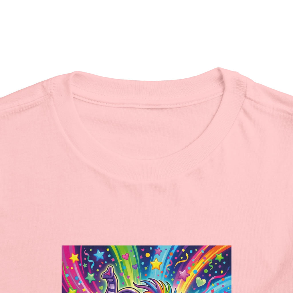 Piklez™ Toddler Short Sleeve Tee – "Born to Celebrate!" Graphic Shirt | Smile Universe Collection
