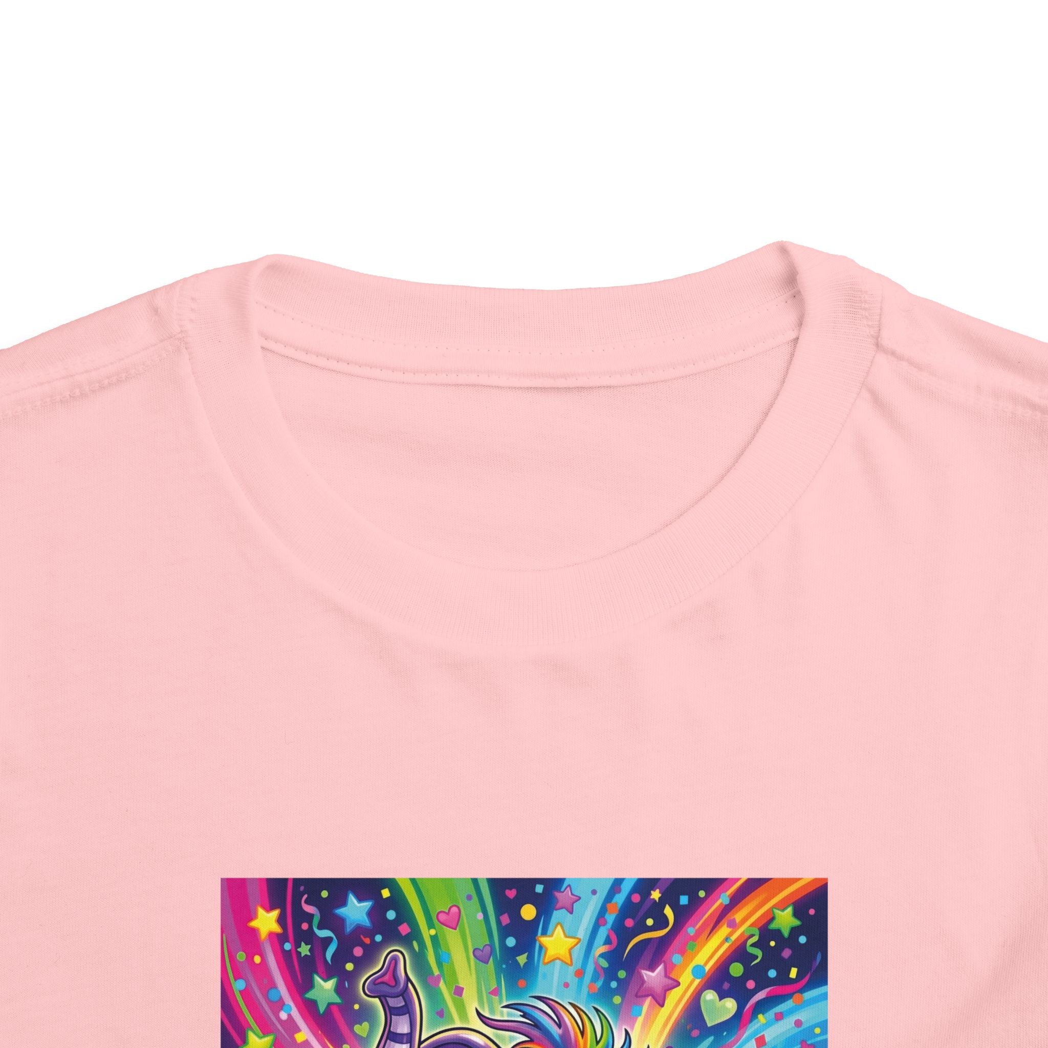 Piklez™ Toddler Short Sleeve Tee – "Born to Celebrate!" Graphic Shirt | Smile Universe Collection