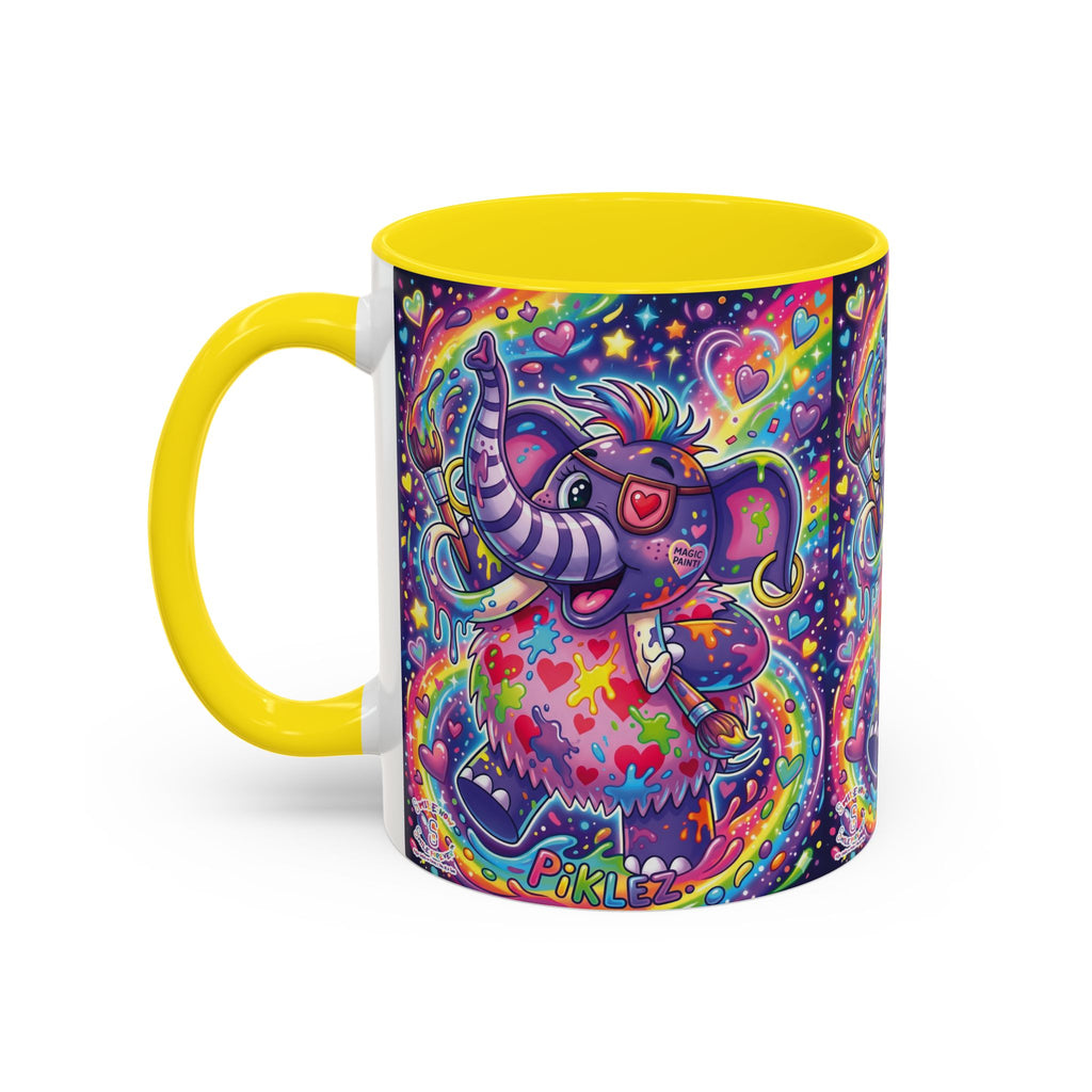 Piklez™ 15oz Ceramic Mug – "Magic Paint!" Graphic | Smile Universe Collection