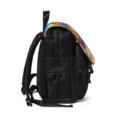 Lani™ Unisex Casual Shoulder Backpack – "Let's Sing Happiness Together!" Graphic
