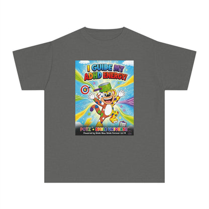 Potz™ Youth Midweight Tee – "I Guide My ADHD Energy!" Graphic Tee | Smile Universe Collection