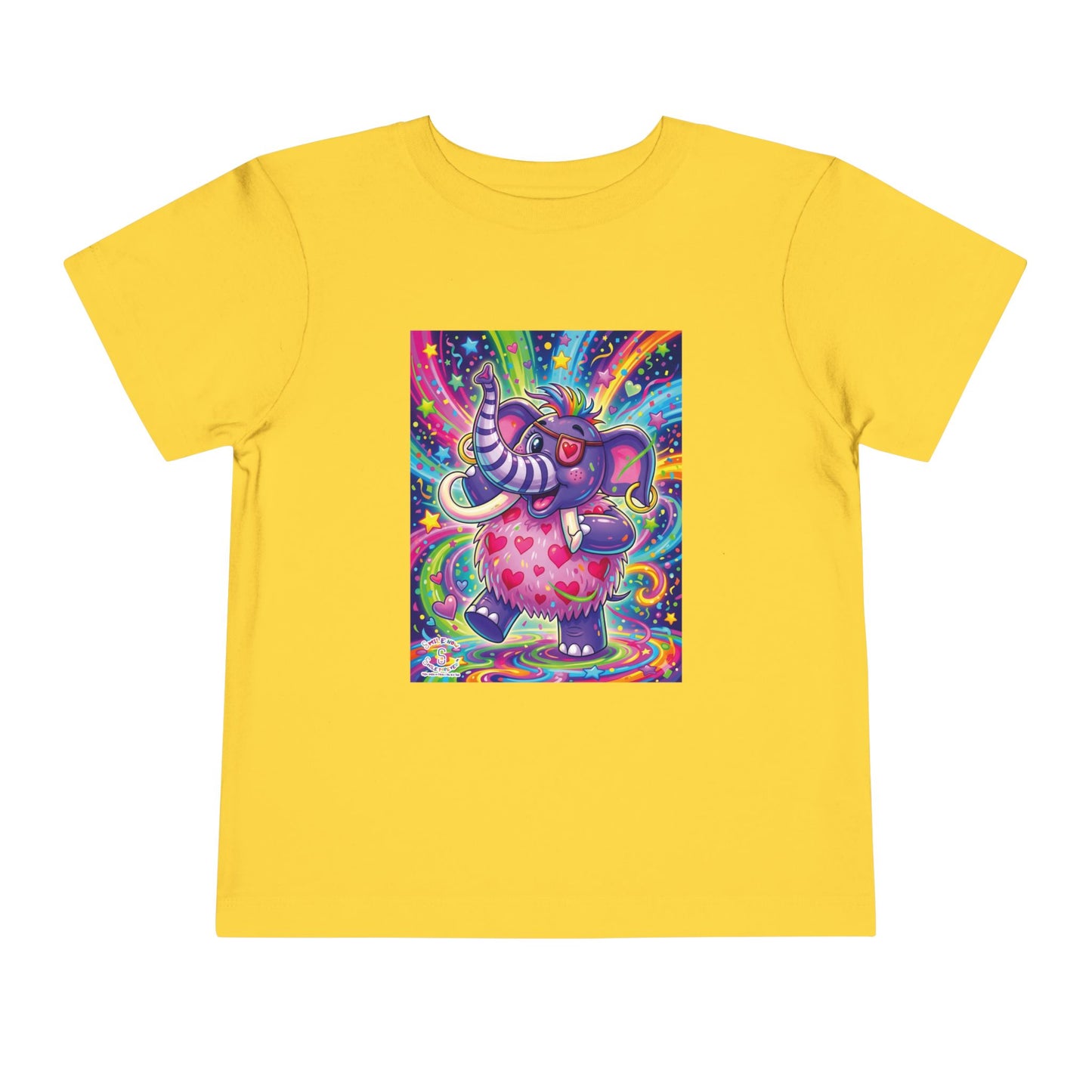 Piklez™ Toddler Short Sleeve Tee – "Born to Celebrate!" Graphic Shirt | Smile Universe Collection