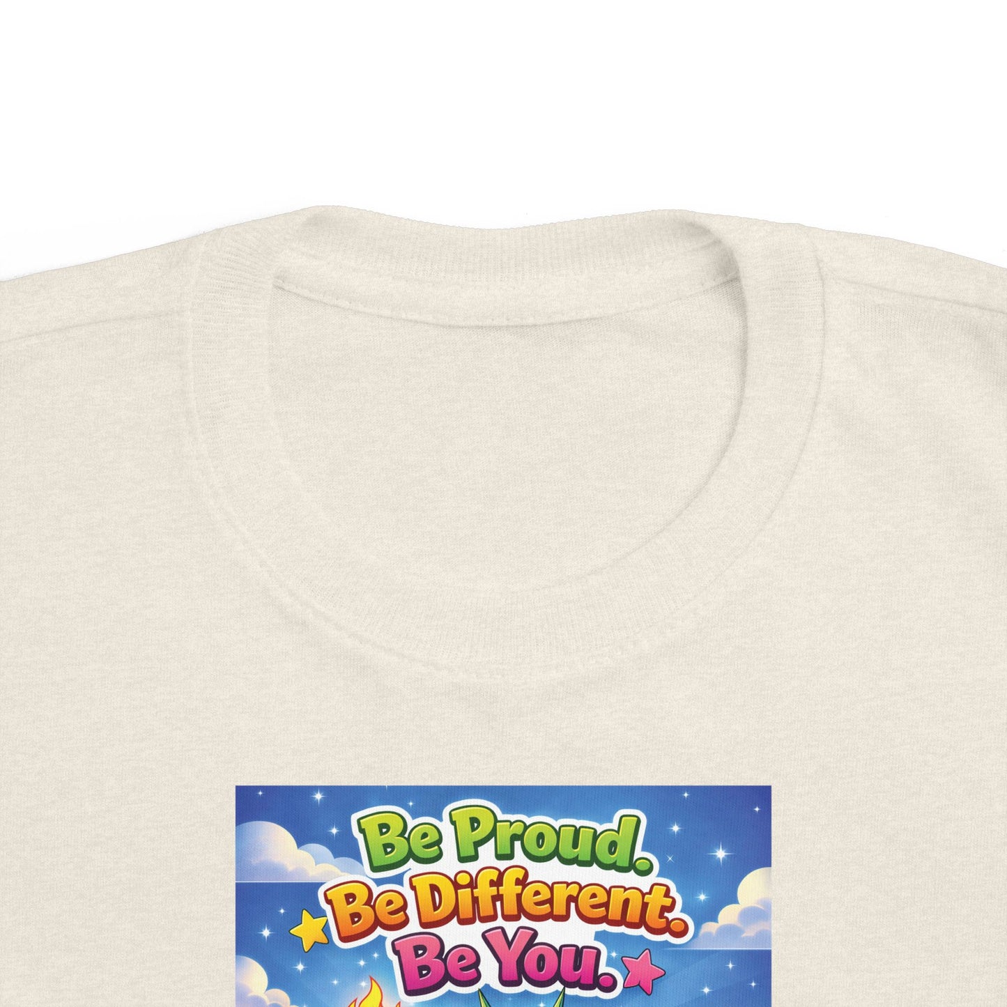 TuBz™ "Be Proud. Be Different. Be You." Kids T-Shirt - Inspirational Graphic Tee