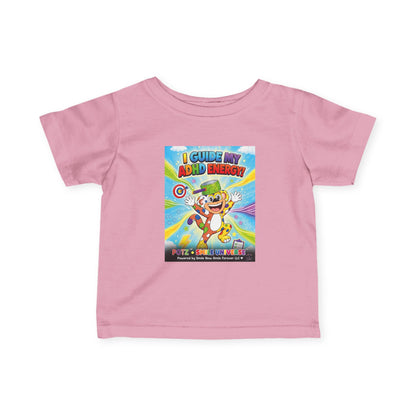 Potz™ Infant Fine Jersey Tee – "I Guide My ADHD Energy!" Graphic Tee | Smile Universe Collection