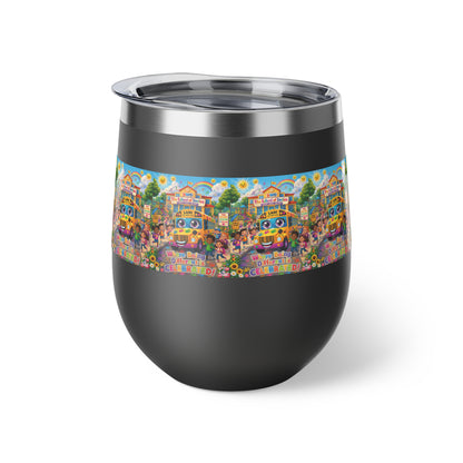 Lani™ 12oz Copper Vacuum Insulated Cup – "Where Being Different is CELEBRATED!" Graphic