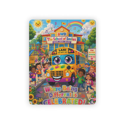 Lani™ Kids' Puzzle, 30-Piece – "Where Being Different is CELEBRATED!" Graphic
