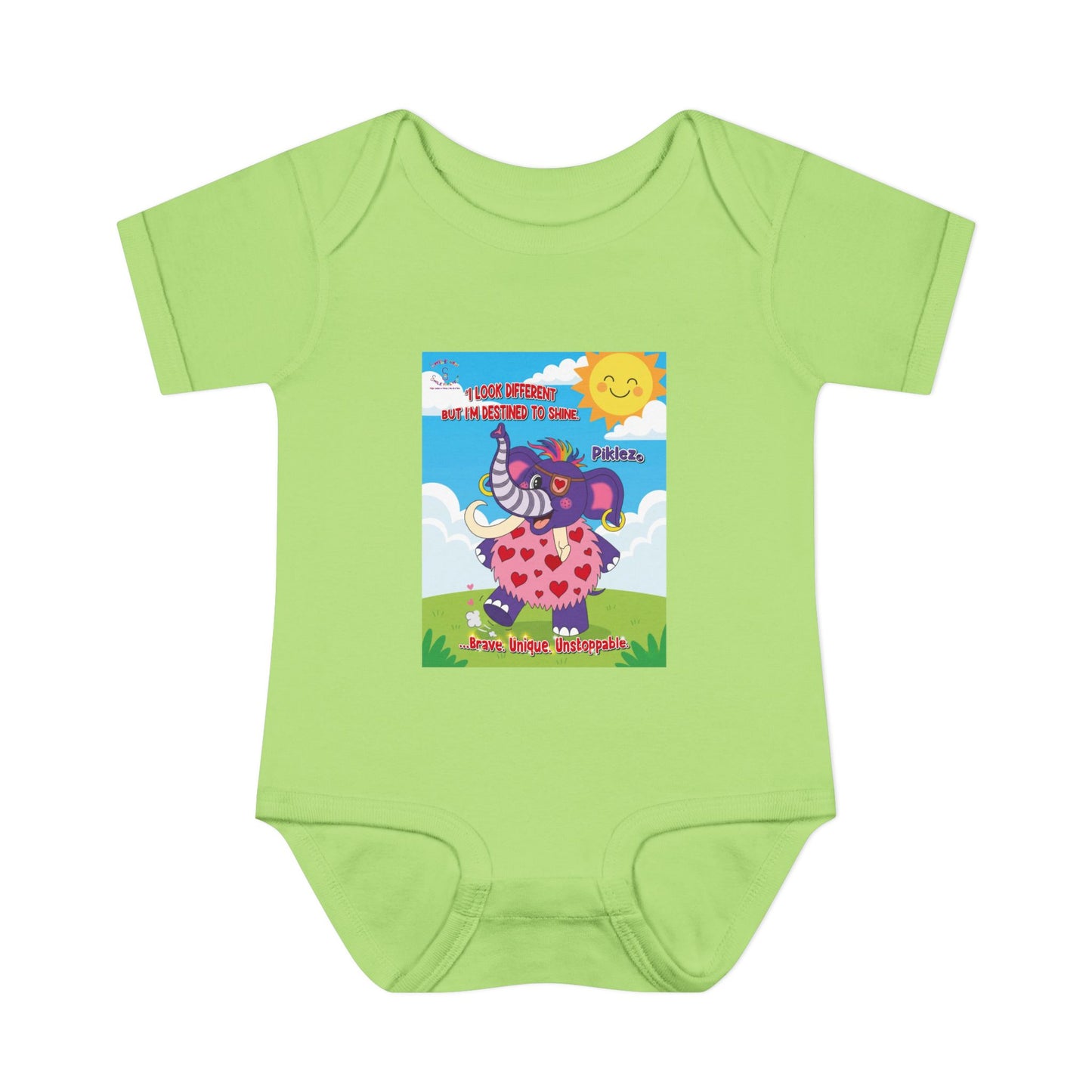 Piklez™ Infant Bodysuit – “Destined to Shine” Baby Outfit | Smile Universe Collection