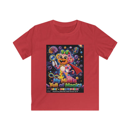 Panz™ Kids Softstyle Tee – "My Mind is Full of Magic" Graphic | Smile Universe Collection