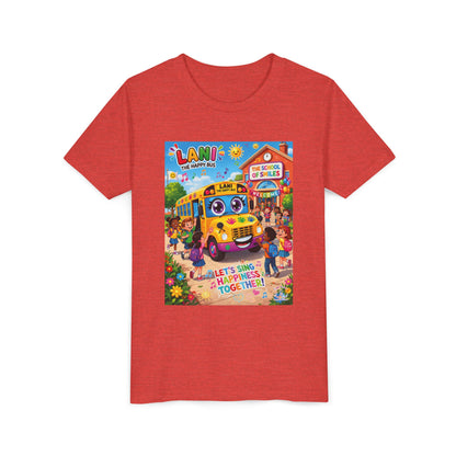 Lani™ Youth Short Sleeve Tee – "Let's Sing Happiness Together!" Graphic