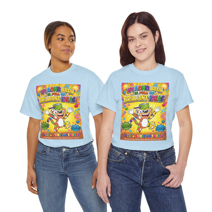 Potz™ Unisex Heavy Cotton™ Tee – "My ADHD Brain is Full of Brilliant Ideas!" Graphic Tee | Smile Universe Collection