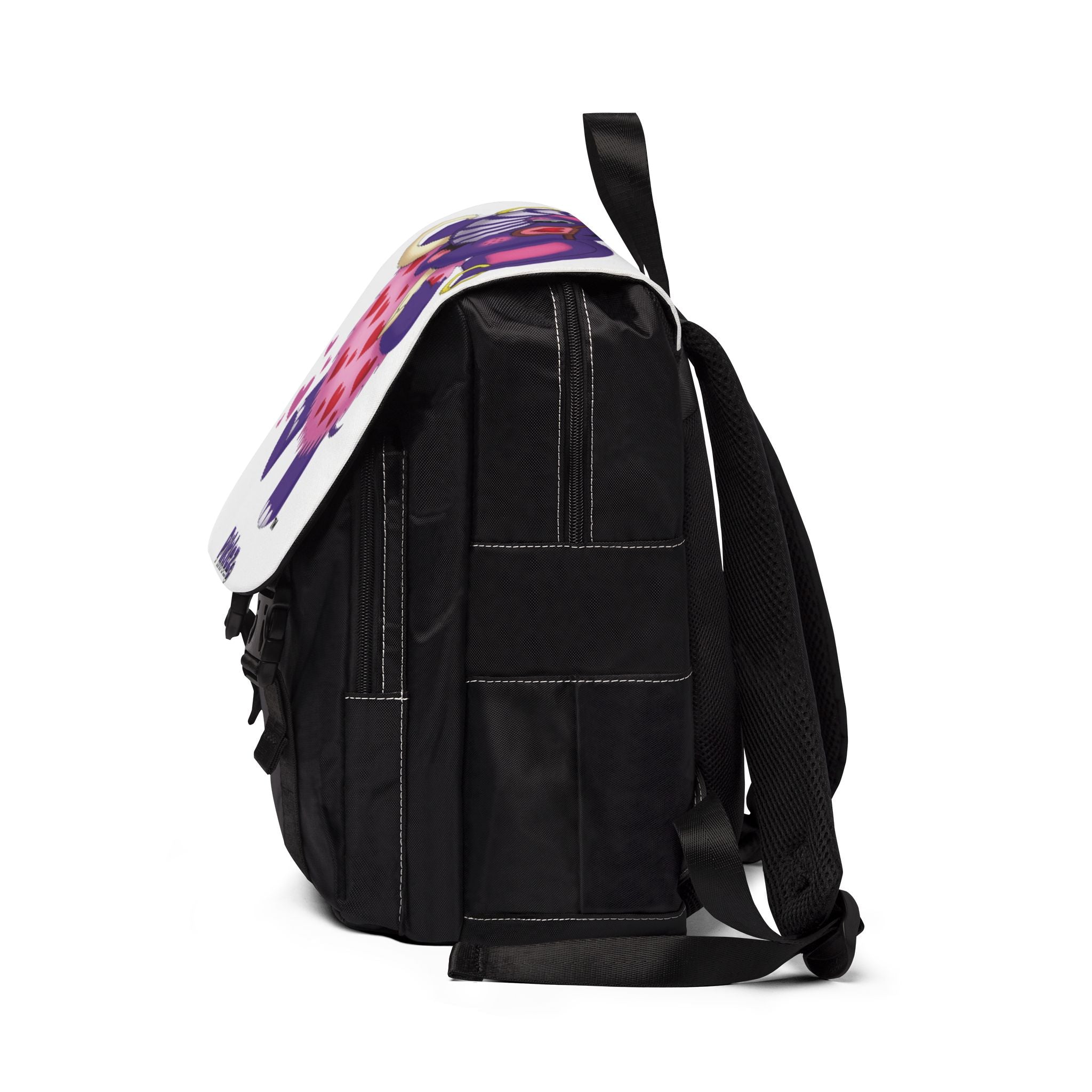 Piklez™ Unisex Casual Shoulder Backpack – "Full of Love!" Graphic | Smile Universe Collection