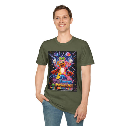 Panz™ Unisex Softstyle T-Shirt  for Adult– "My Energy is Powerful" Graphic Tee | Smile Universe Collection