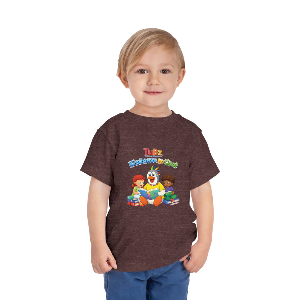 TuBz™ "Kindness Is Cool" Kids T-Shirt - Positive Message Graphic Tee | Smile Universe TuBz4Kidz