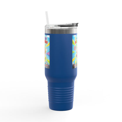 Potz™ Insulated Travel Mug 40oz – "I Guide My ADHD Energy!" Graphic Tumbler | Smile Universe Collection