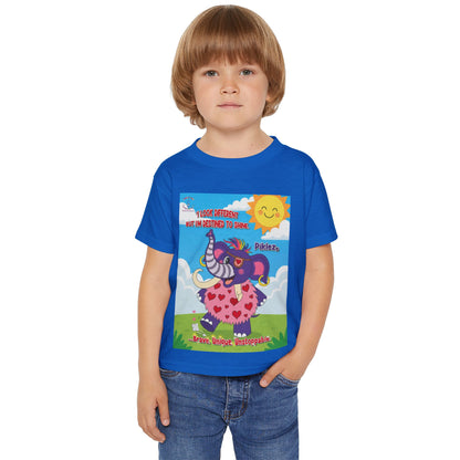 Piklez™ Toddler T-Shirt – “Destined to Shine” Kids Graphic Tee | Smile Universe Collection
