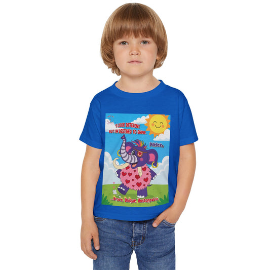 Piklez™ Toddler T-Shirt – “Destined to Shine” Kids Graphic Tee | Smile Universe Collection