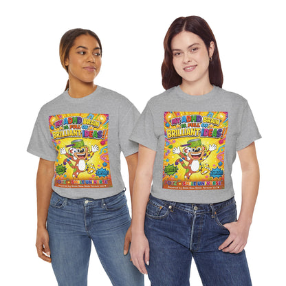 Potz™ Unisex Heavy Cotton™ Tee – "My ADHD Brain is Full of Brilliant Ideas!" Graphic Tee | Smile Universe Collection