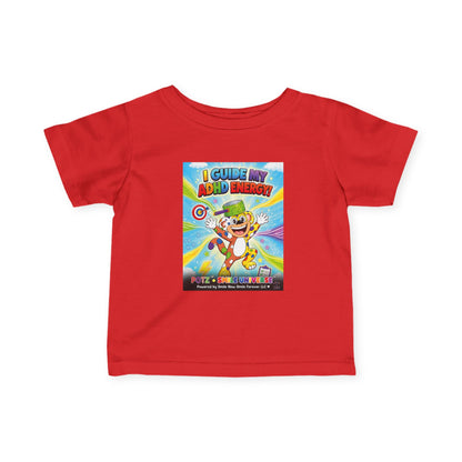 Potz™ Infant Fine Jersey Tee – "I Guide My ADHD Energy!" Graphic Tee | Smile Universe Collection