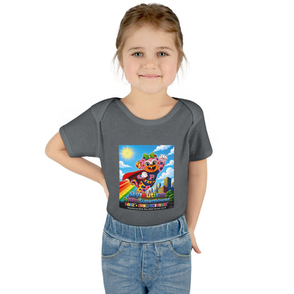 Panz™ Infant Baby Rib Bodysuit – "My Autism is My Superpower" Graphic | Smile Universe Collection