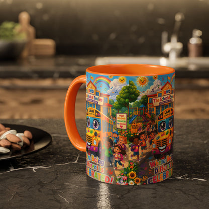 Lani™ Colorful Mug (11oz & 15oz) – "Where Being Different is CELEBRATED!" Graphic