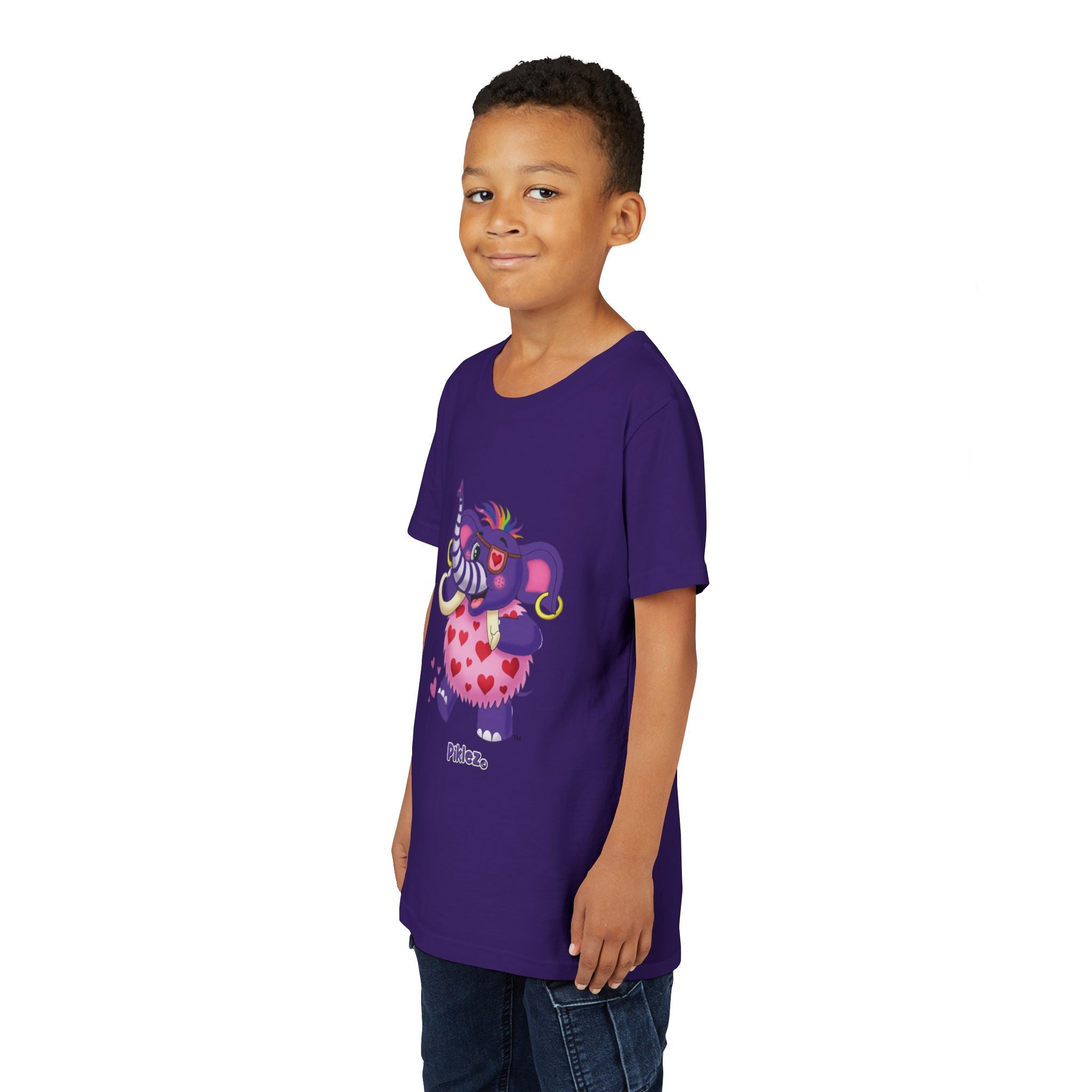 Piklez™ Youth Short Sleeve Tee – "Full of Love!" Graphic Shirt | Smile Universe Collection