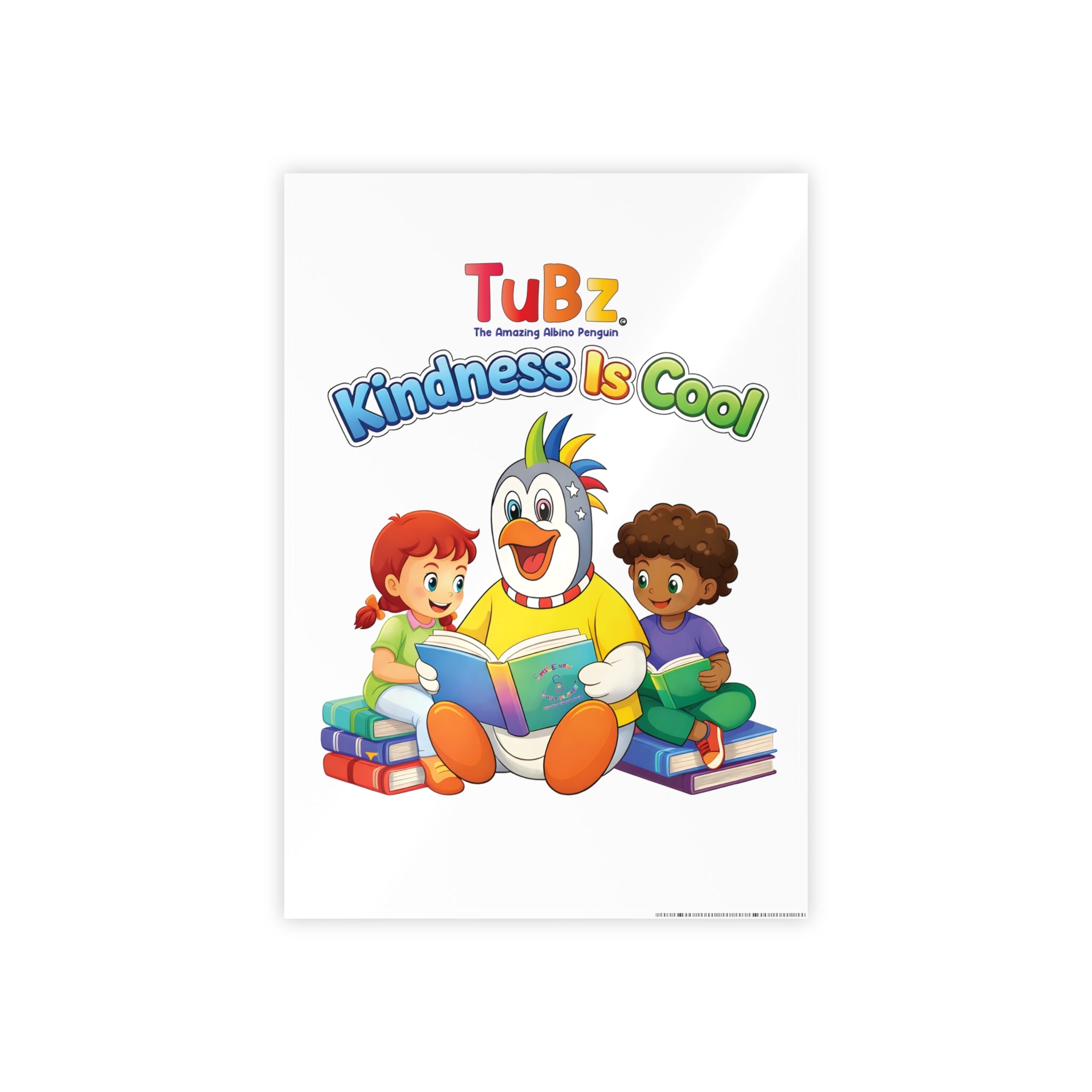 TuBz™ "Kindness Is Cool" Kids Poster - Classroom & Bedroom Wall Art | Smile Universe