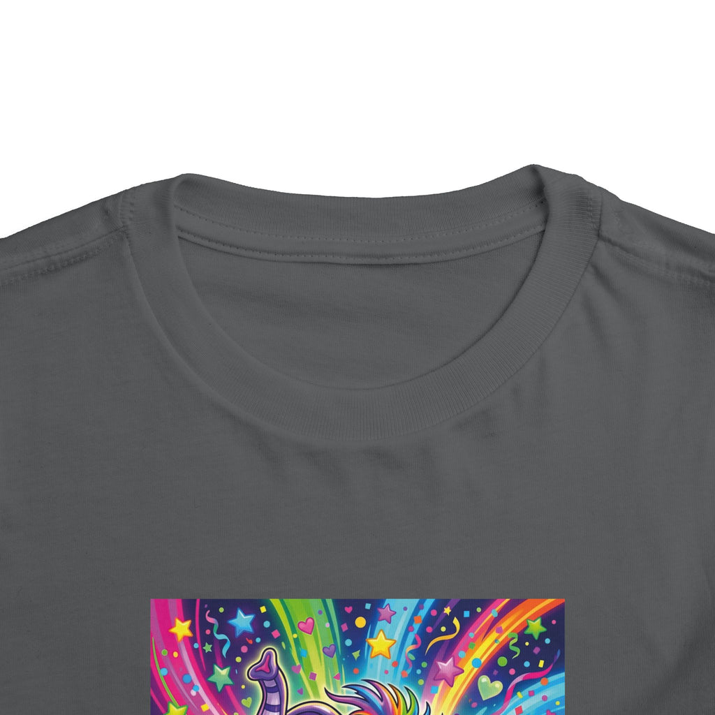 Piklez™ Toddler Short Sleeve Tee – "Born to Celebrate!" Graphic Shirt | Smile Universe Collection