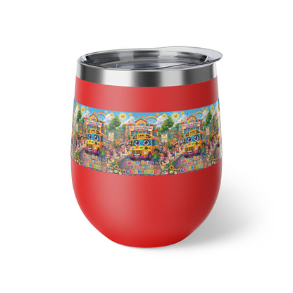 Lani™ 12oz Copper Vacuum Insulated Cup – "Where Being Different is CELEBRATED!" Graphic