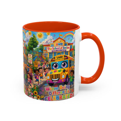 Lani™ Colorful Mug (11oz & 15oz) – "Where Being Different is CELEBRATED!" Graphic