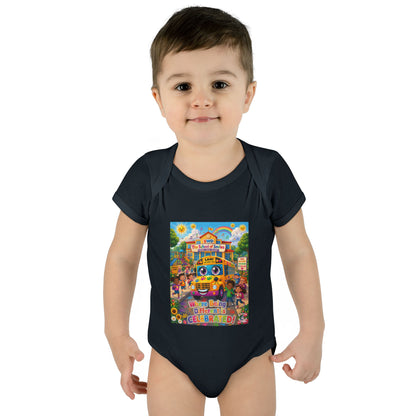 Lani™ Infant Baby Rib Bodysuit – "Where Being Different is CELEBRATED!" Graphic