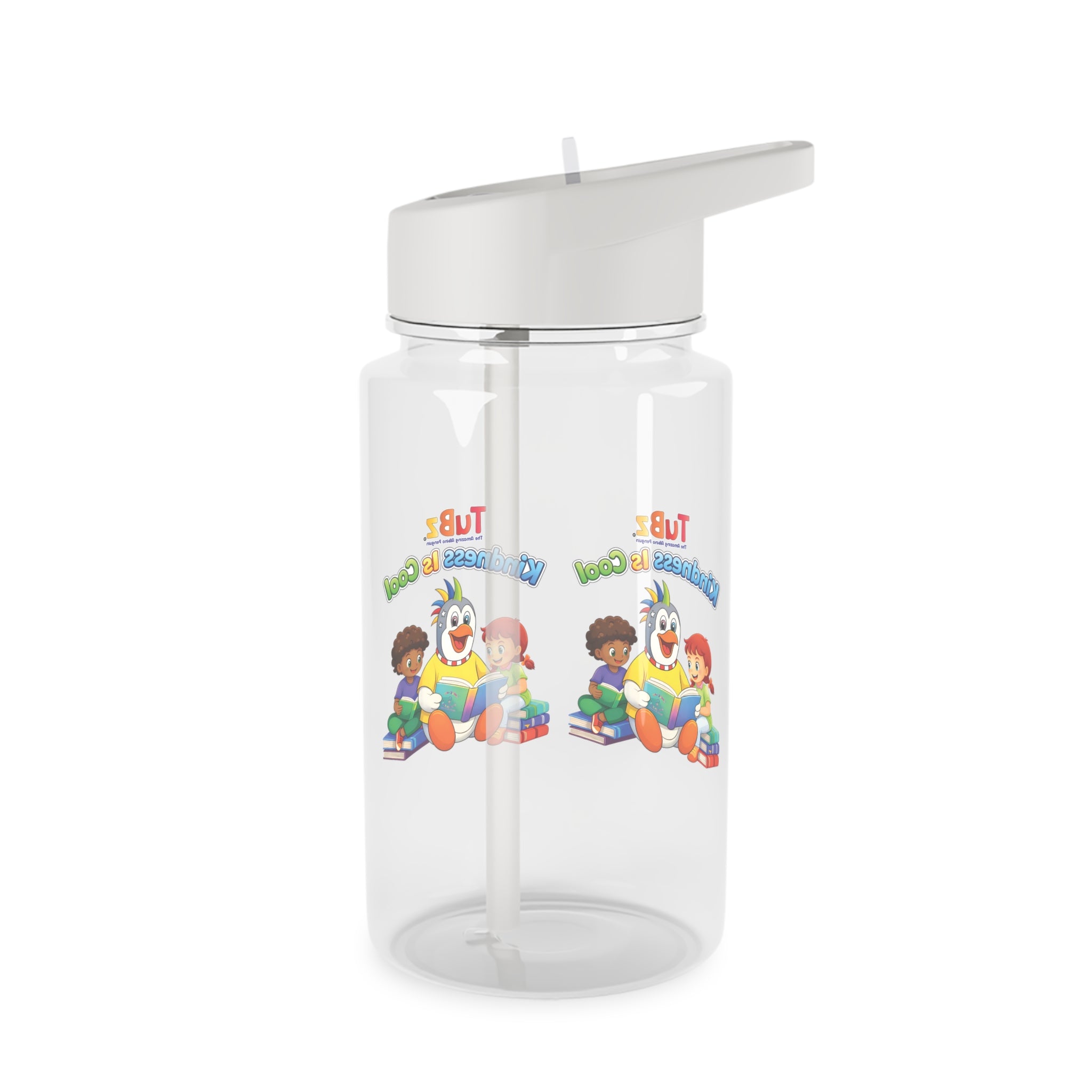 TuBz™ "Kindness Is Cool" Kids Water Bottle - School Hydration Bottle | Smile Universe TuBz4Kidz
