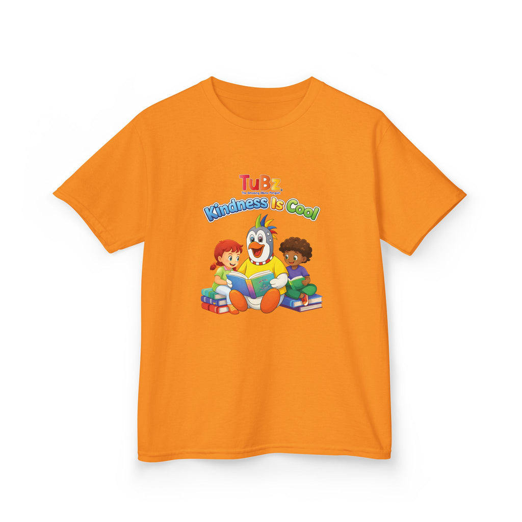 TuBz™ "Kindness Is Cool" Kids T-Shirt - Positive Message Graphic Tee | Smile Universe TuBz4Kidz