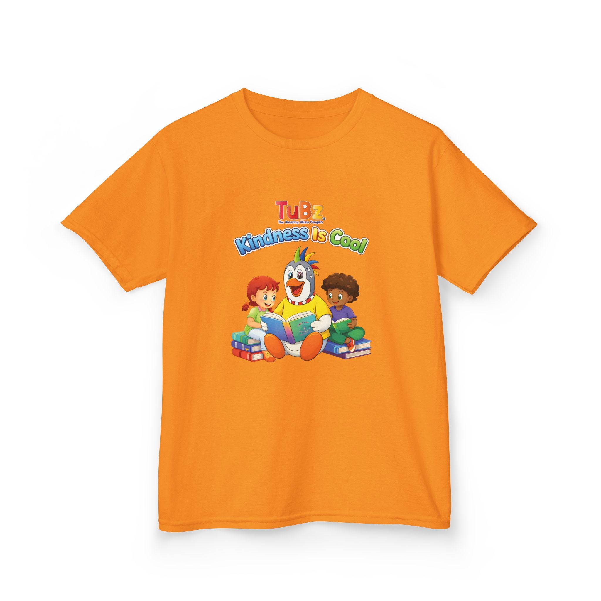 TuBz™ "Kindness Is Cool" Kids T-Shirt - Positive Message Graphic Tee | Smile Universe TuBz4Kidz