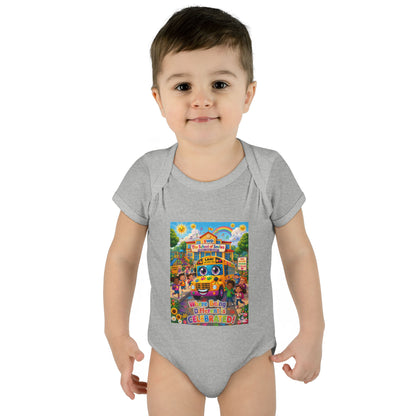 Lani™ Infant Baby Rib Bodysuit – "Where Being Different is CELEBRATED!" Graphic