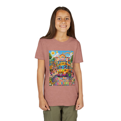 Lani™ Youth Short Sleeve Tee – "Where Being Different is CELEBRATED!" Graphic Shirt