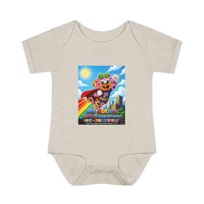 Panz™ Infant Baby Rib Bodysuit – "My Autism is My Superpower" Graphic | Smile Universe Collection