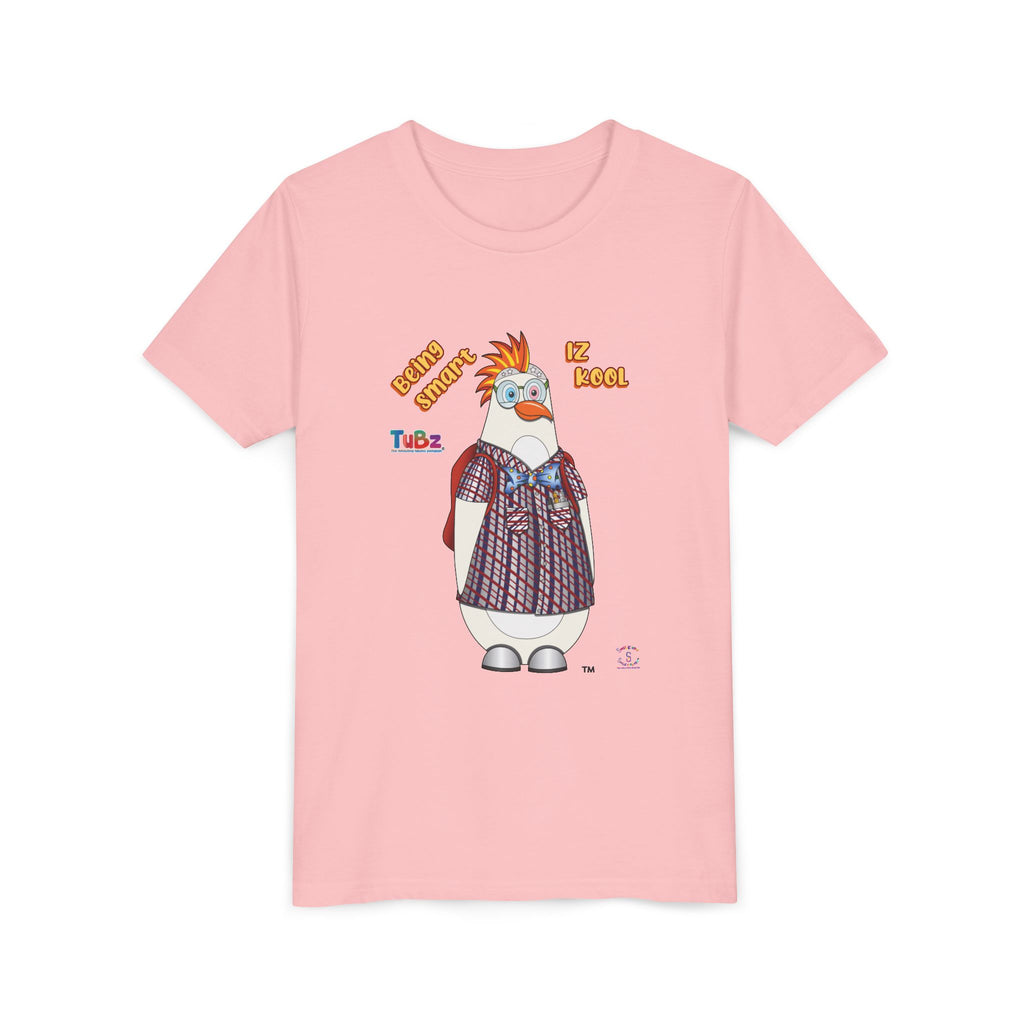 TuBz™ "Being Smart Iz Kool" Youth Graphic T-Shirt - Educational Kids Tee | TuBz4Kidz