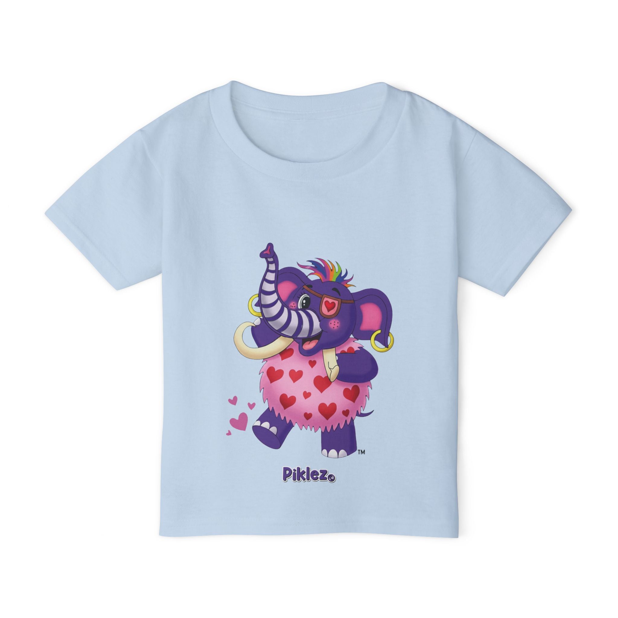 Piklez™ Heavy Cotton™ Toddler T-Shirt – "Full of Love!" Graphic Shirt | Smile Universe Collection