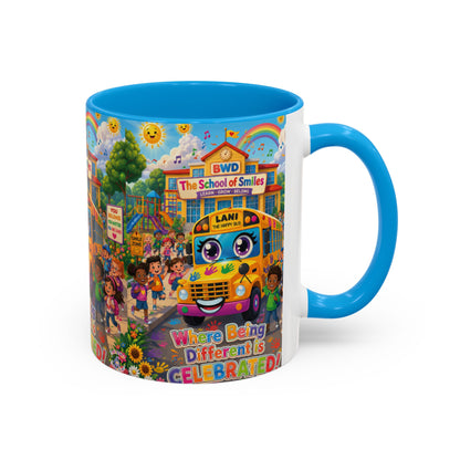 Lani™ Colorful Mug (11oz & 15oz) – "Where Being Different is CELEBRATED!" Graphic