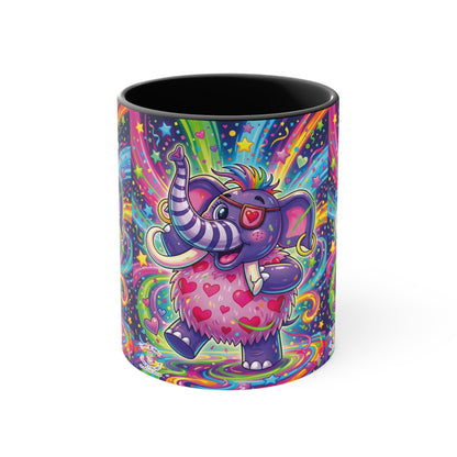 Piklez™ Accent Mug – "Born to Celebrate!" Graphic | Smile Universe Collection