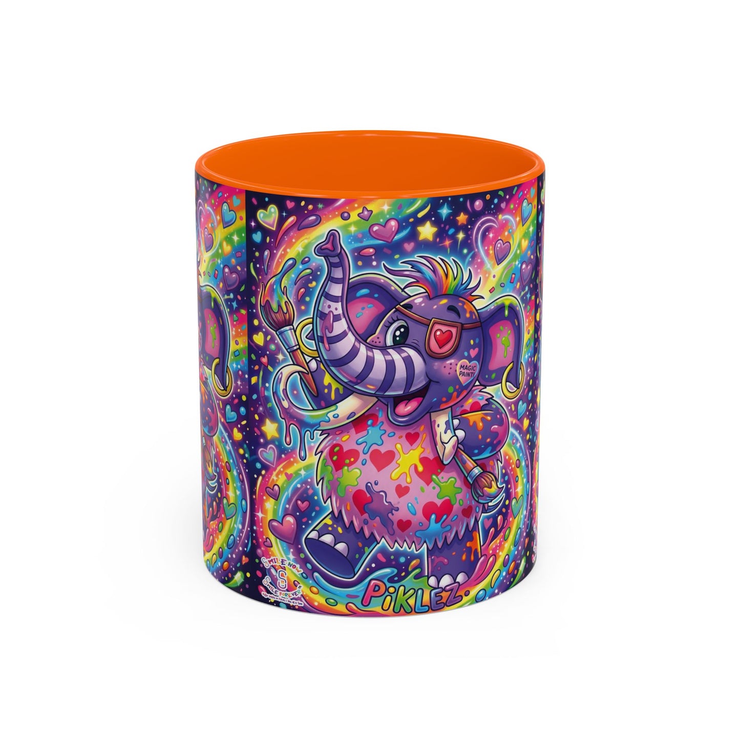 Piklez™ 15oz Ceramic Mug – "Magic Paint!" Graphic | Smile Universe Collection