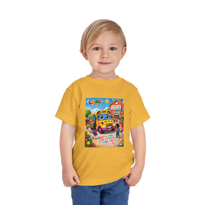 Lani™ Toddler Short Sleeve Tee – "Let's Sing Happiness Together!" Graphic