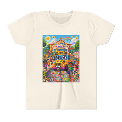 Lani™ Youth Short Sleeve Tee – "Where Being Different is CELEBRATED!" Graphic Shirt