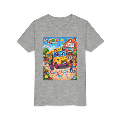 Lani™ Youth Short Sleeve Tee – "Let's Sing Happiness Together!" Graphic