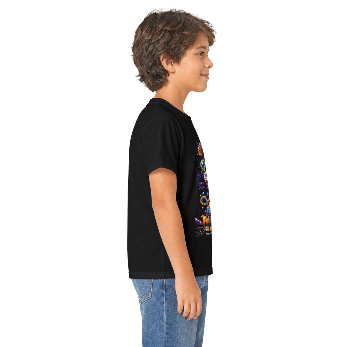 Panz™ Kids Softstyle Tee – "My Mind is Full of Magic" Graphic | Smile Universe Collection